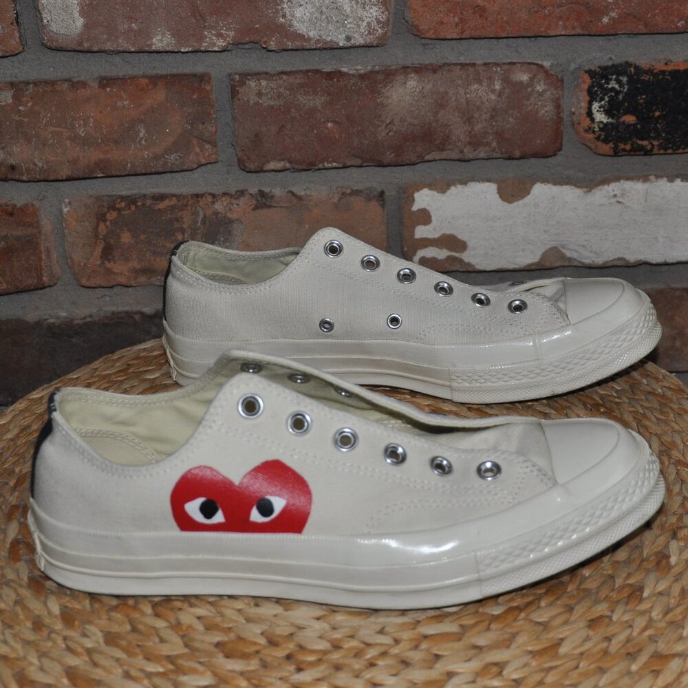 Comme Des Garçons Play X Converse Chuck Taylor '70 Low- Top Sneaker Shoe M8 W10